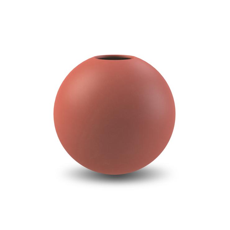 Cooee Design Ball Vase Rust
