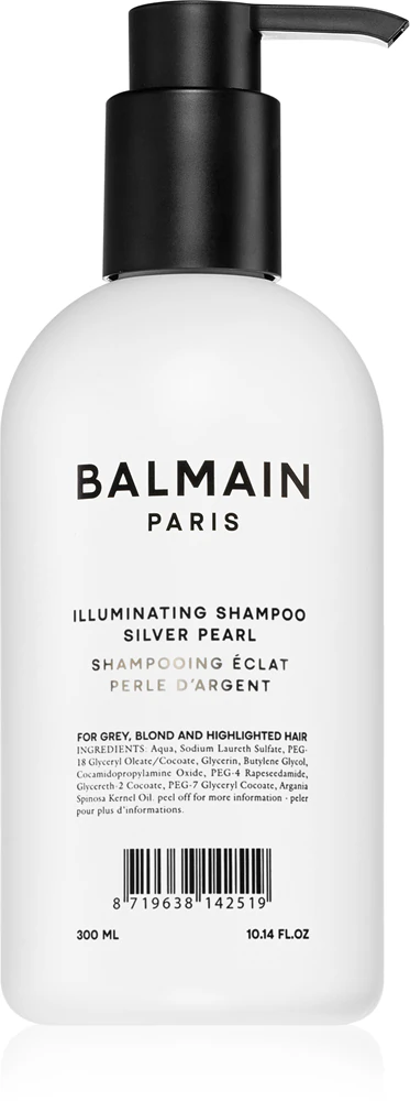 Balmain Hair Couture illuminating Shampoo Silver Pearl Shampoo for blonde hair