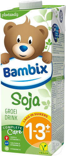 Bambix Complete Care Soy Growth Drink For Children 1-3 Years 1l