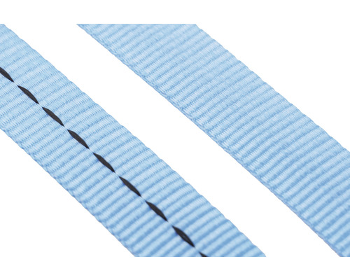 Ribbon Mamutec polyester blue, 25 mm sold by the meter