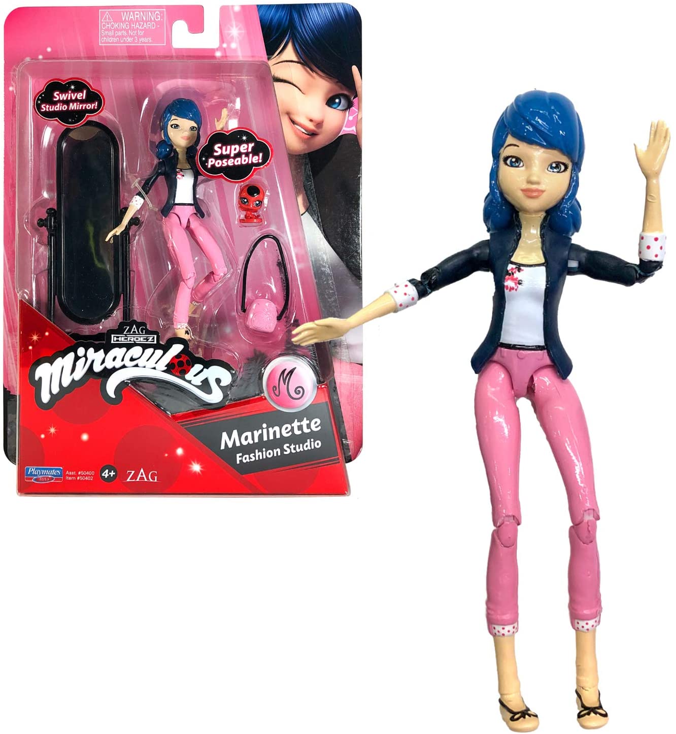 Bandai P50402 Miraculous Ladybug – Mini Doll 12 Cm – Marinette