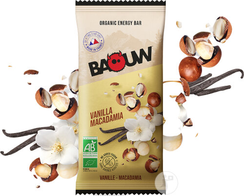 Restaxil Baouw Energy Bar Organic Vanilla Macadamia 12x50g