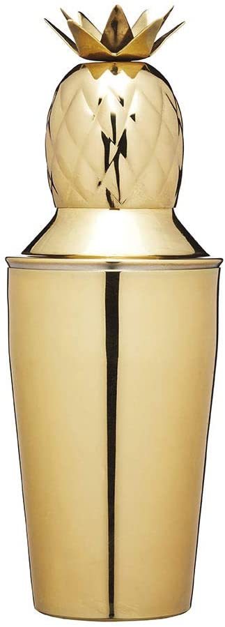 KitchenCraft BarCraft Pineapple Mini Cocktail Shaker 11 oz