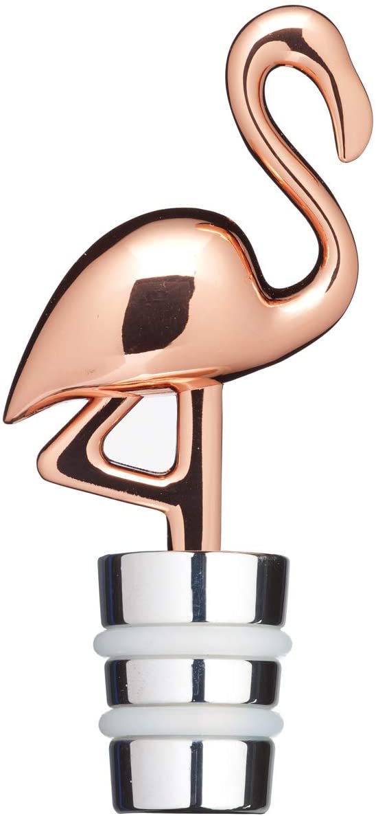 KitchenCraft BarCraft Metal Wine Bottle Stopper - Rose Gold