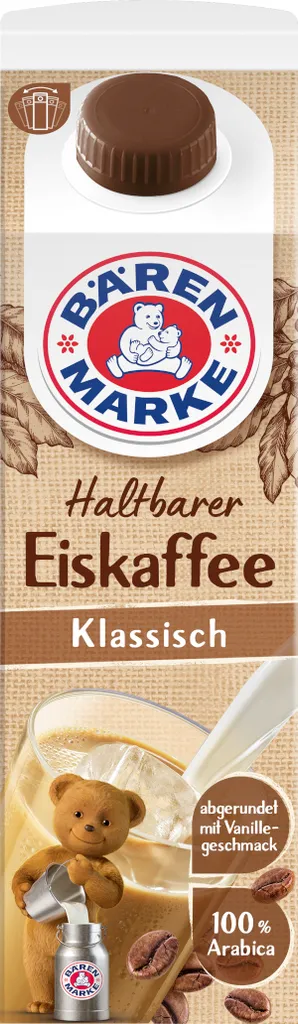Bärenmarke Long-life Iced Coffee Classic, refreshing enjoyment 1000ml