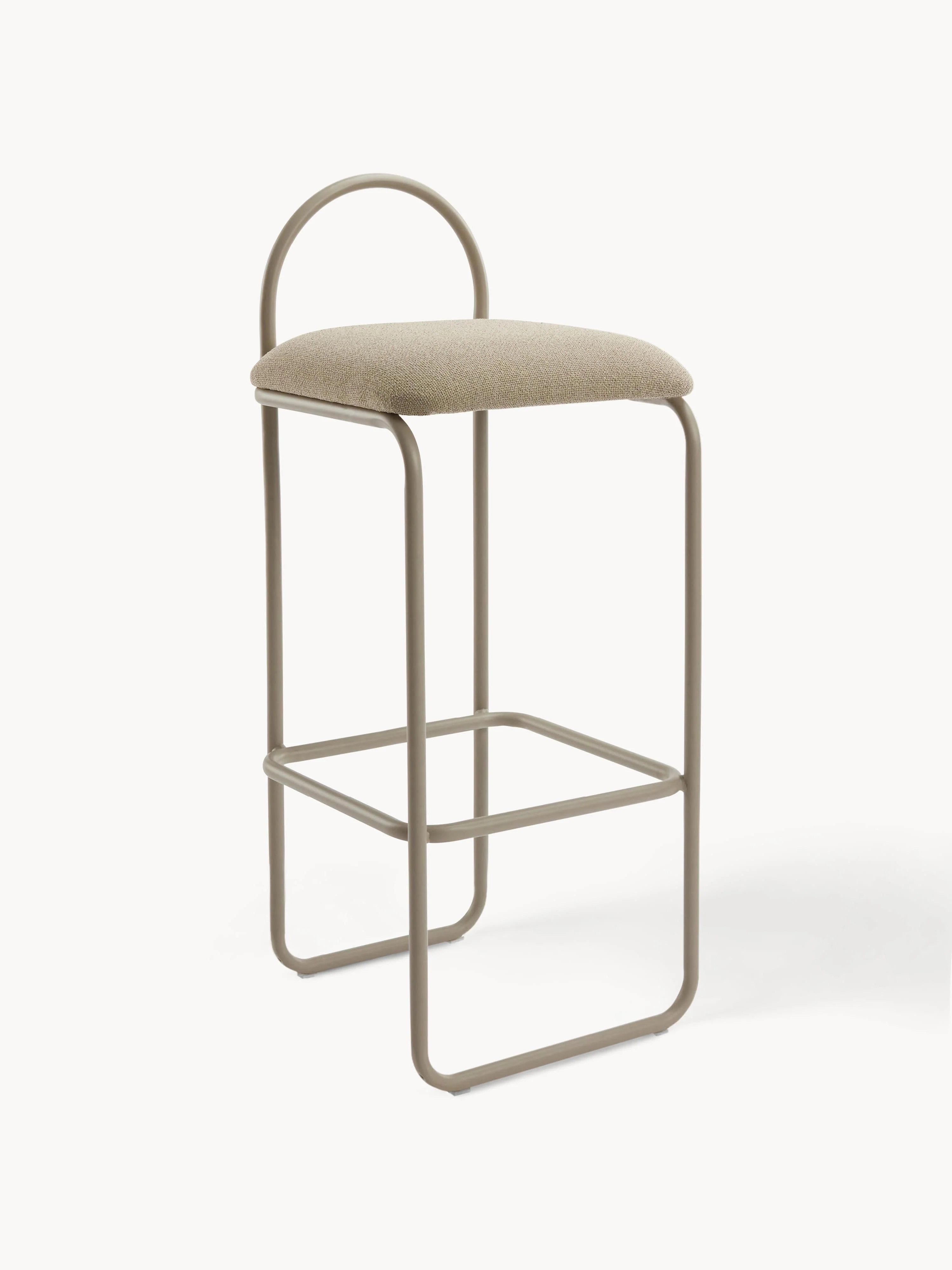AYTM Angui bar stool, Woven fabric beige