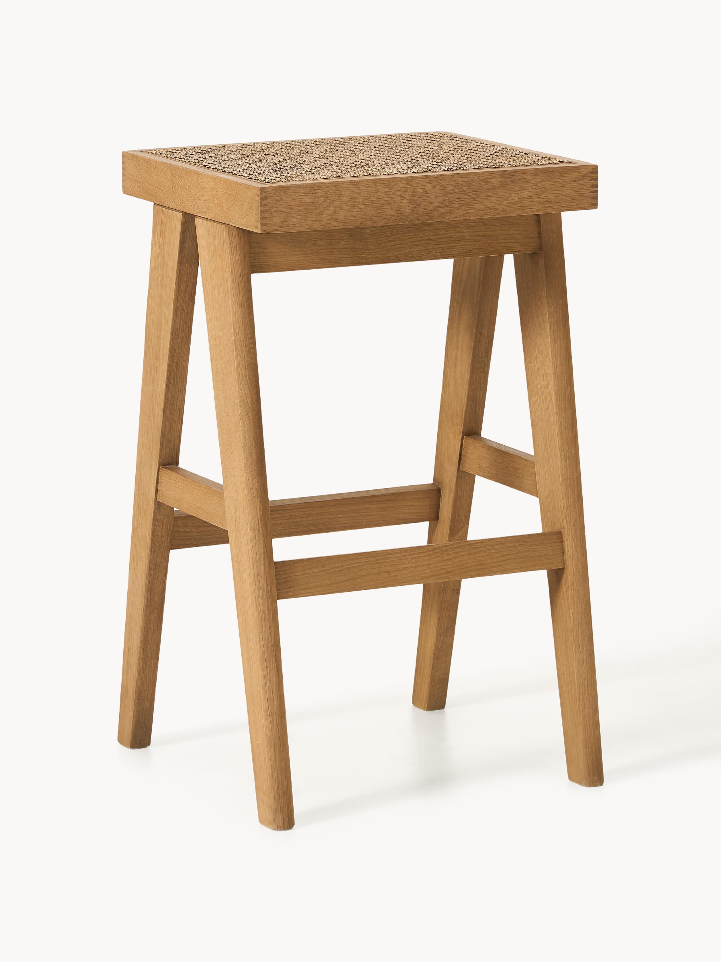 Westwing Collection Sissi bar stool with Viennese wickerwork
