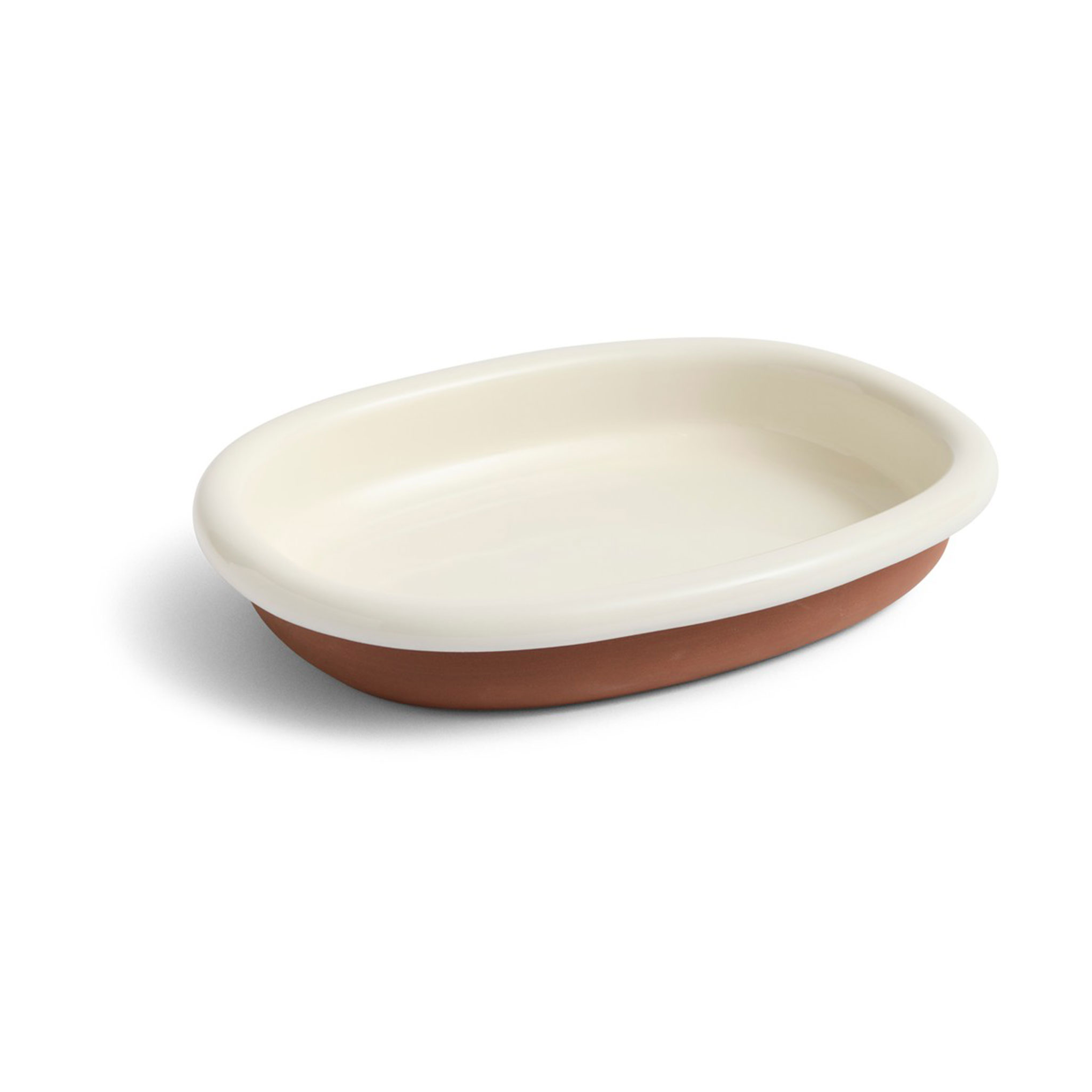 HAY Barro oval serving platter, White