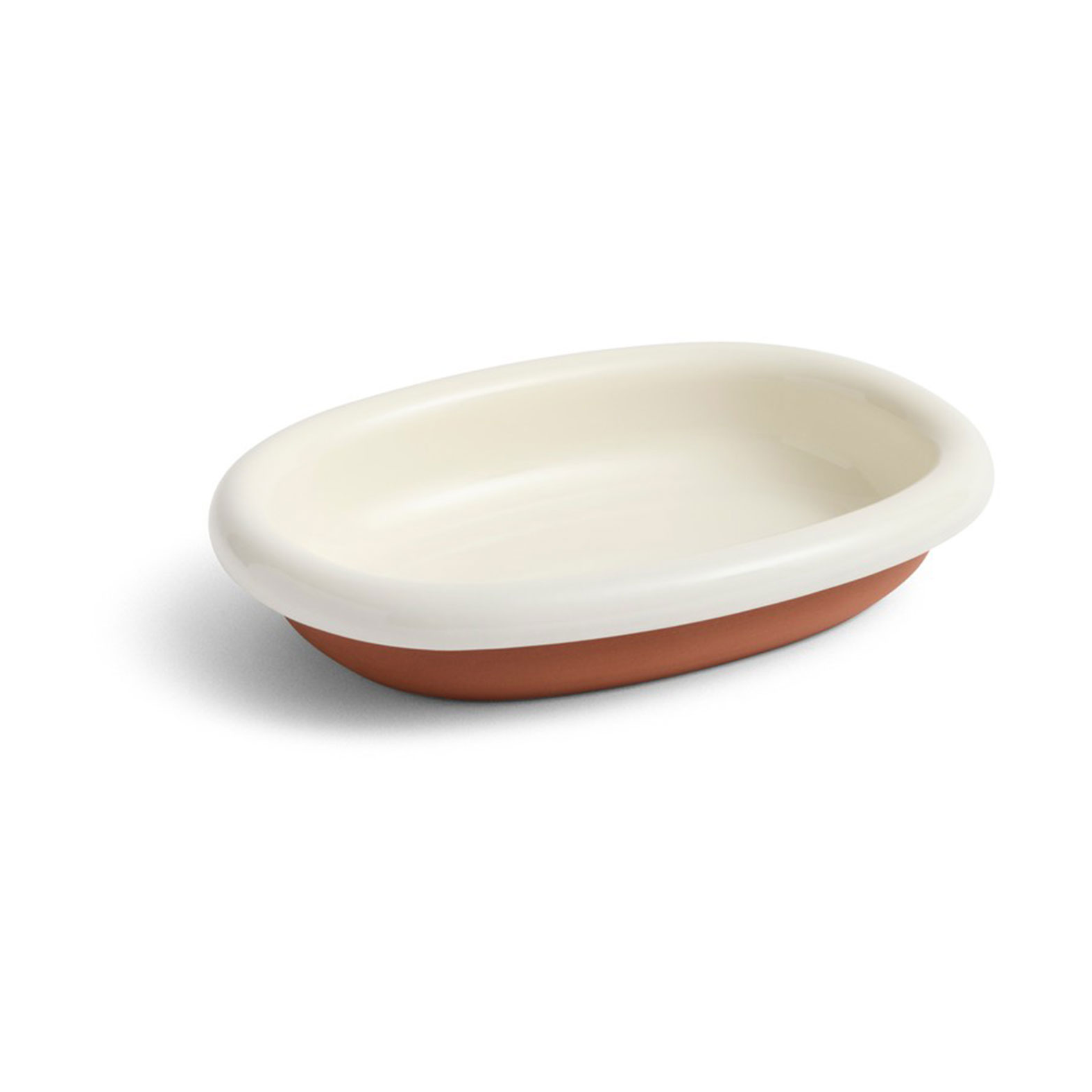 HAY Barro oval serving platter, White