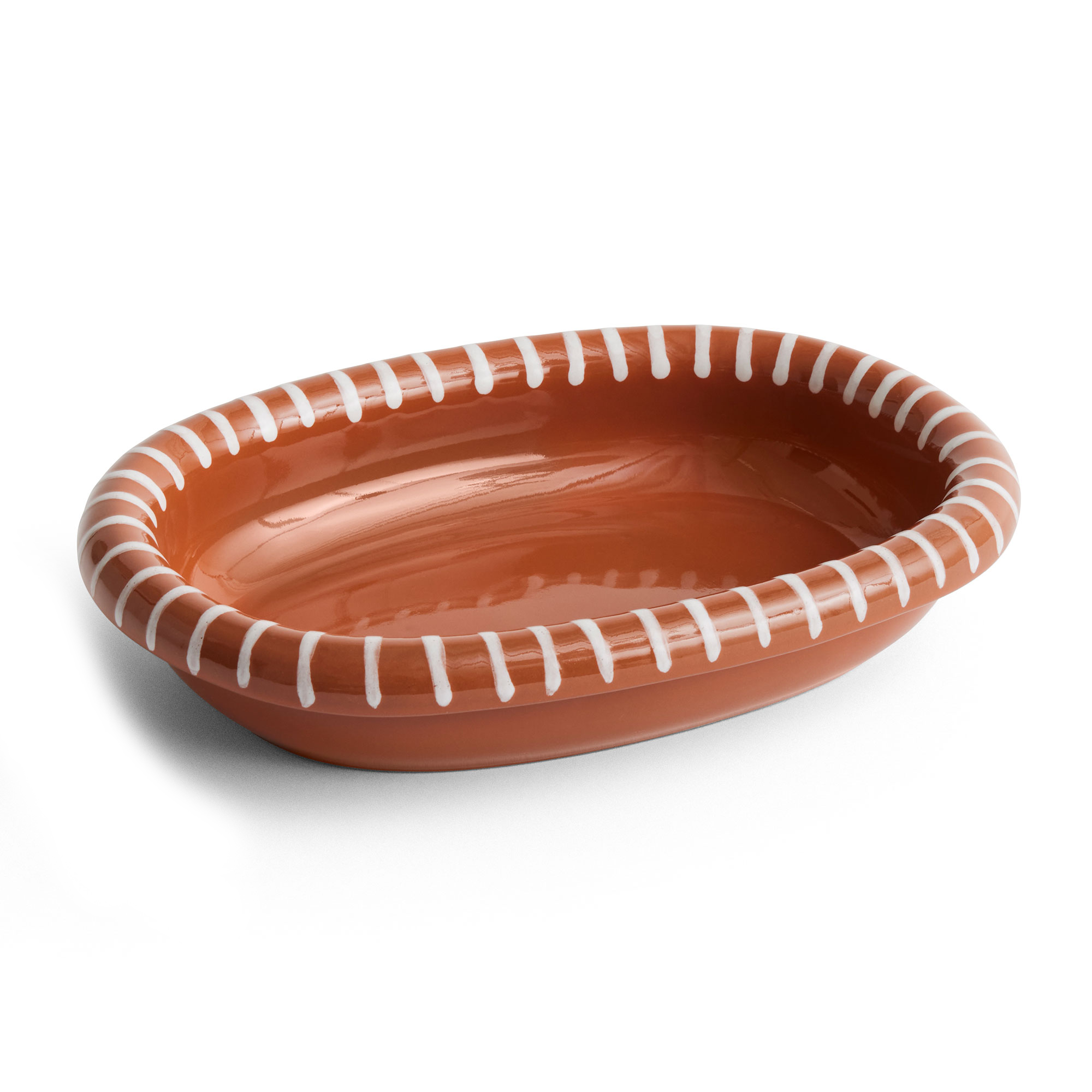 HAY Barro oval serving tray small 20x27.5 cm