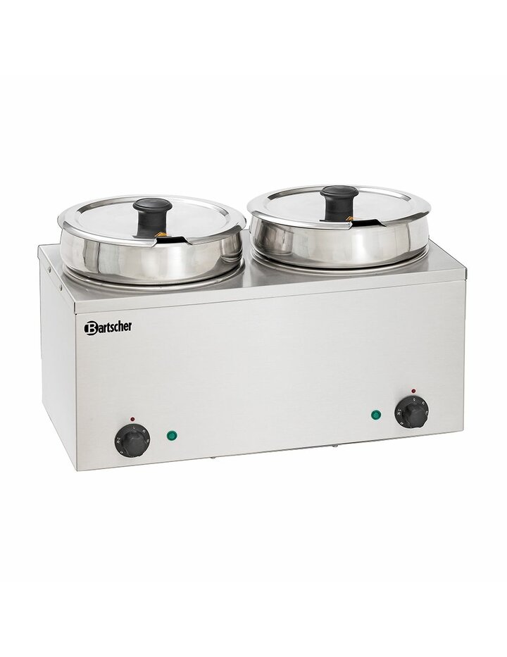 Bartscher Bain Marie Hotpot, 2X Pot, 6.5 L
