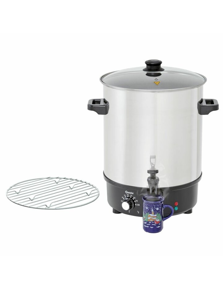 Bartscher Mulled Wine Stew, Boiling Pot 30L, Cns
