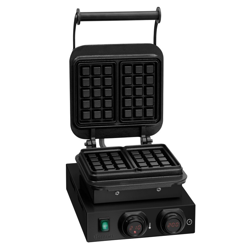 Bartscher waffle iron MDI 1BW160-101 S, black - 230 V