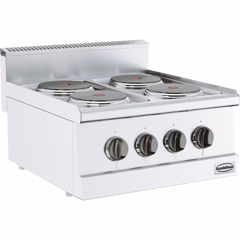 Base 600 electric stove, 4 burners