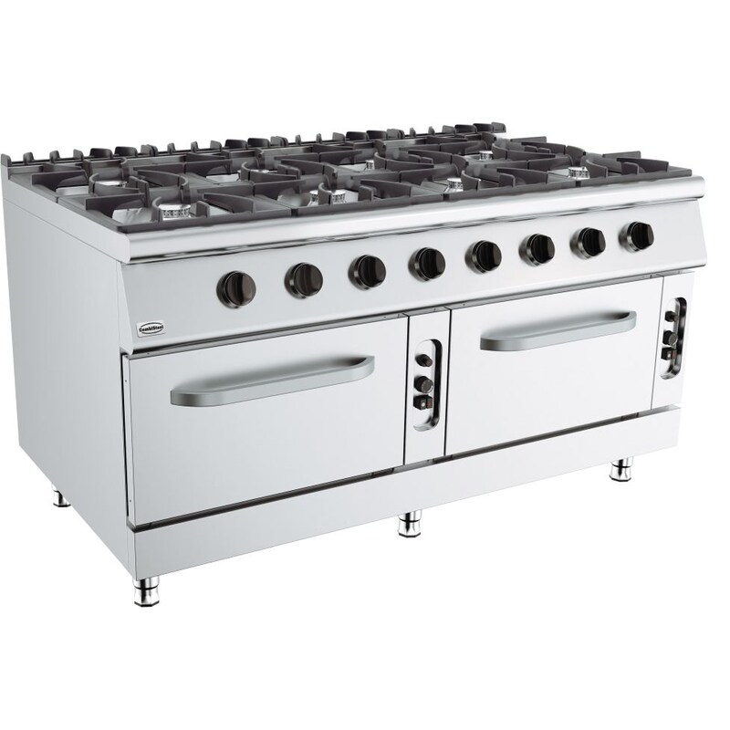 Base 900 Gas Hob 8 Br. With Gas Oven