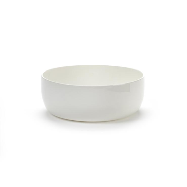 Serax Base Buffet Shell With Low Edges White