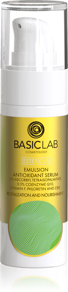 BasicLab Cosmetology Esteticus brightening emulsion with antioxidant effect