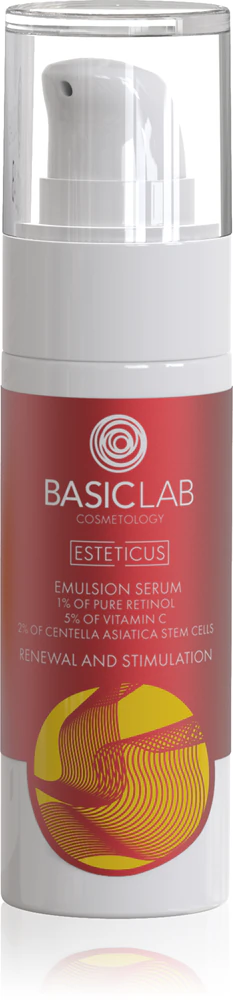 BasicLab Cosmetology Esteticus light emulsion for the night to renew the skin's surface