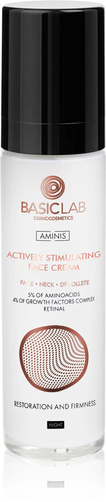 BasicLab Dermocosmetics Aminis renewing night cream with amino acids