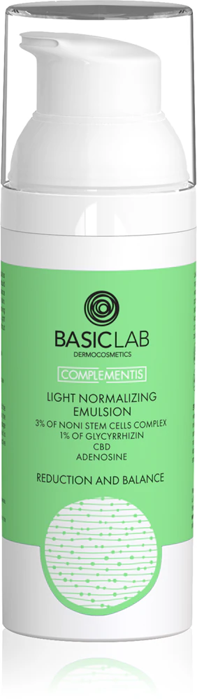 BasicLab Dermocosmetics Complementis Light moisturizing emulsion for oily and problematic skin