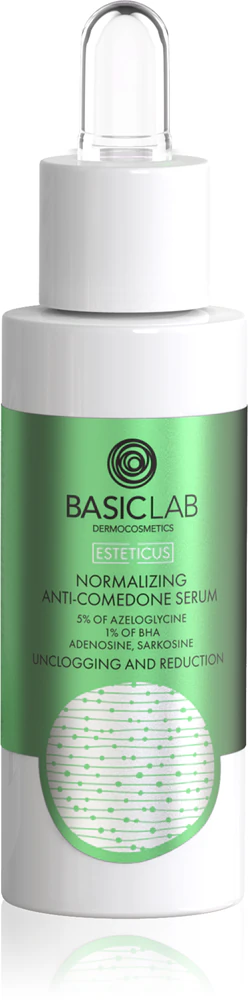 BasicLab Dermocosmetics Esteticus Serum for refining pores against blackheads