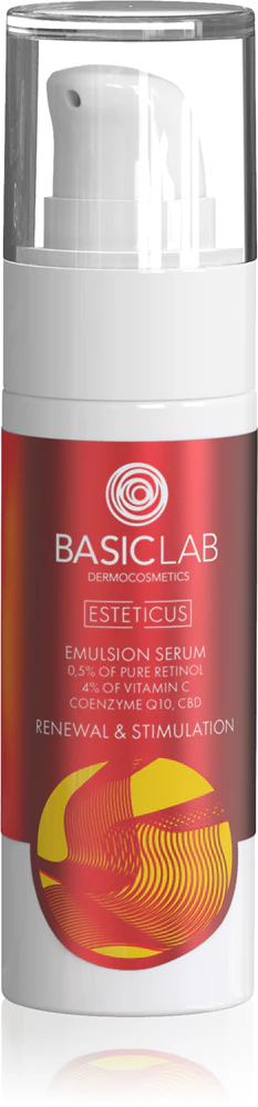 BasicLab Dermocosmetics Esteticus stimulating serum cream to restore skin firmness 30 ml