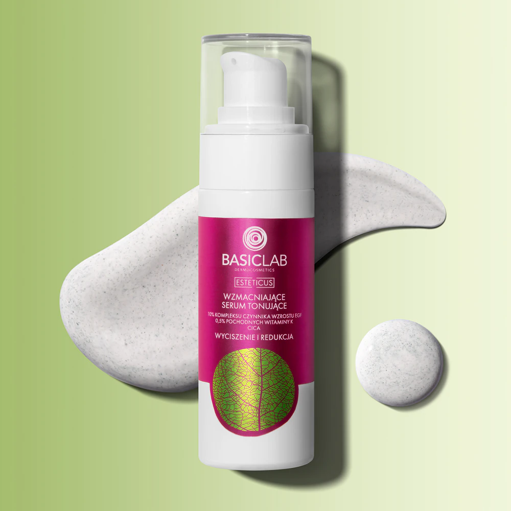 BasicLab Dermocosmetics Esteticus toning serum against skin redness