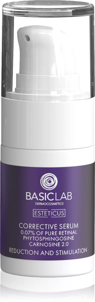 BasicLab Dermocosmetics Esteticus refining serum to unify skin tones