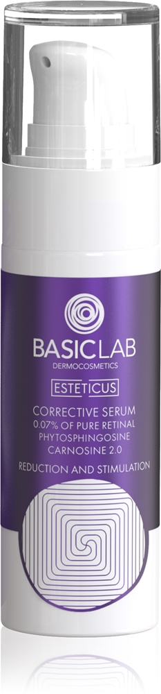 BasicLab Dermocosmetics Esteticus refining serum to unify skin tones 30 ml