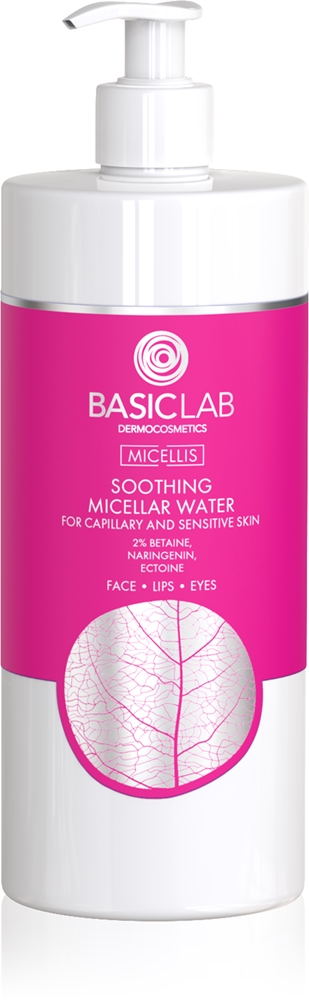 BasicLab Dermocosmetics Micellis Soothing micellar water for skin types prone to redness