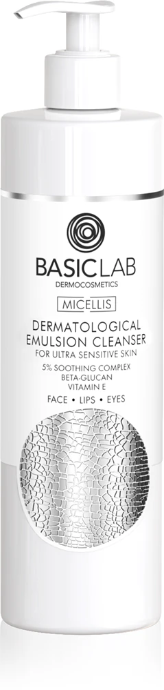 BasicLab Dermocosmetics Micelli's gentle cleansing emulsion for very sensitive skin 300 ml