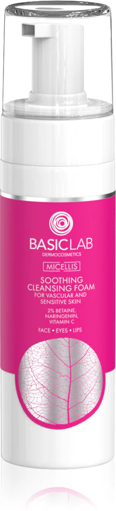 BasicLab Dermocosmetics Micelli's gentle cleansing foam for sensitive and reddened skin