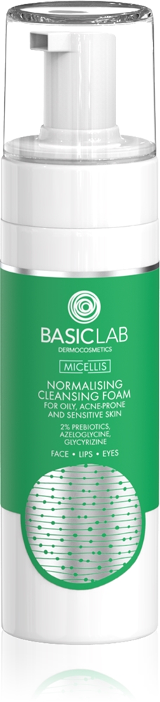 BasicLab Dermocosmetics Micelli's gentle cleansing foam for oily skin prone to acne