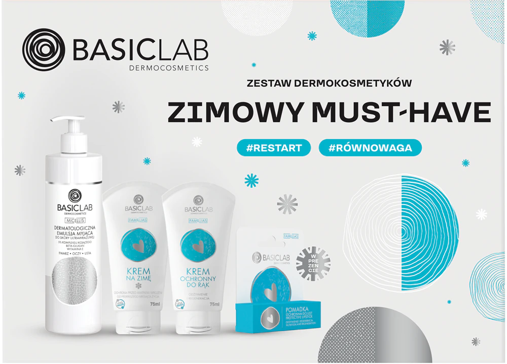 BasicLab Dermocosmetics Winter Must-have Gift Set against cold and wind