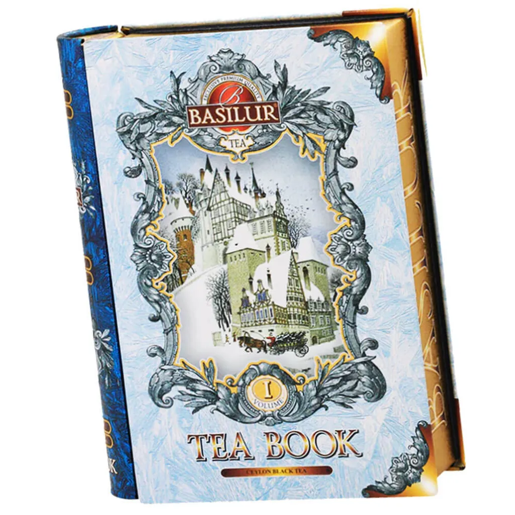 Basilur Tea Book Collection vol. 1 Tea Set Gift Set Gift Ideas 100g