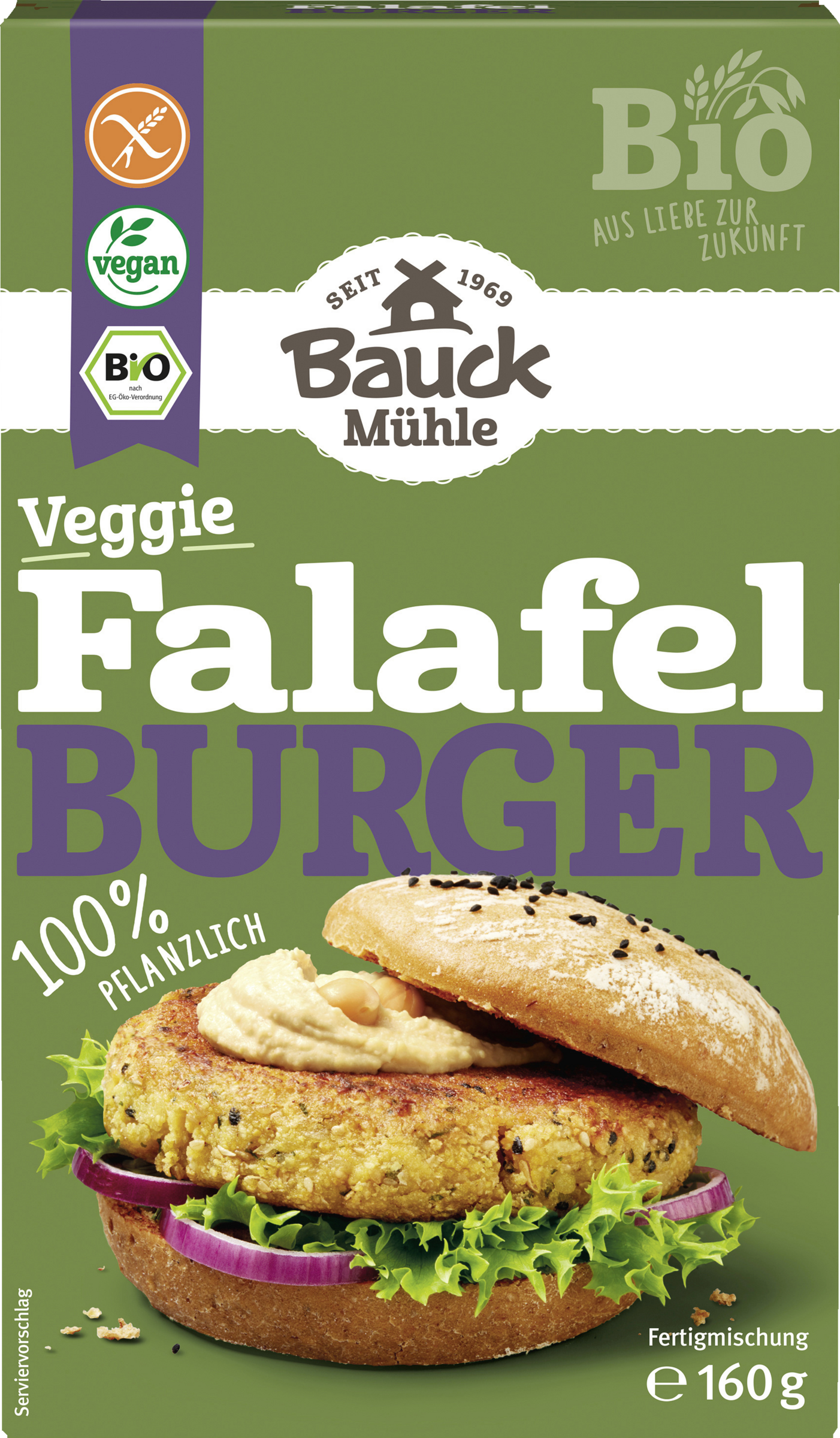 Bauck Mühle Organic Falafel Burger 160g