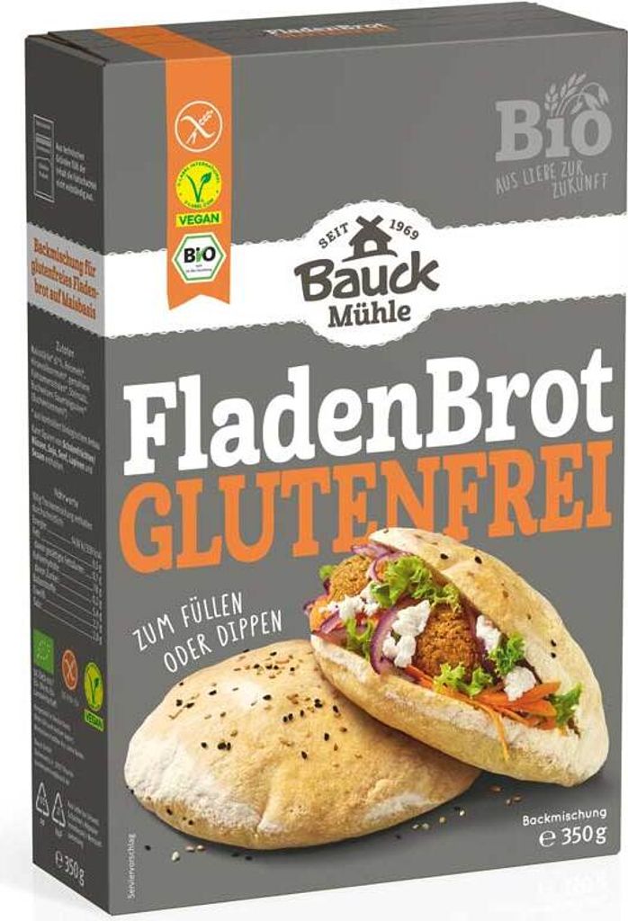 Bauckhof Bauck Mühle Flatbread Baking Mix 350g