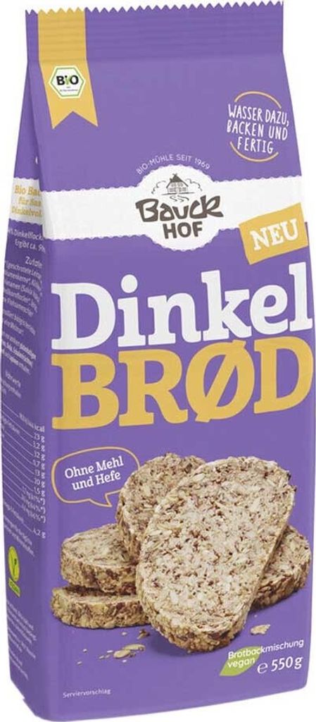 Bauckhof - Spelled Brød - 550g