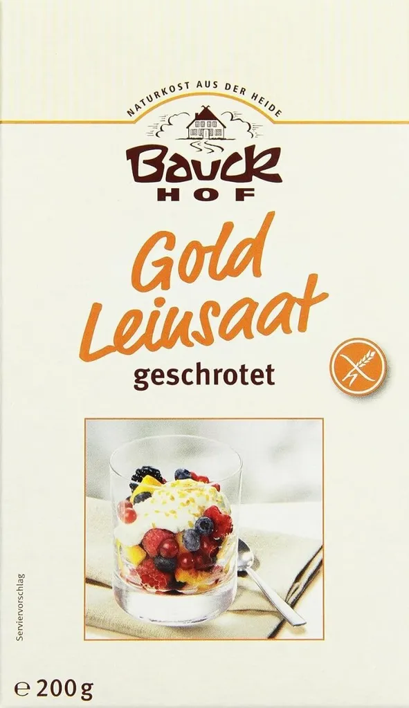 Bauckhof Gold Flaxseed Crushed Gluten-Free (200g