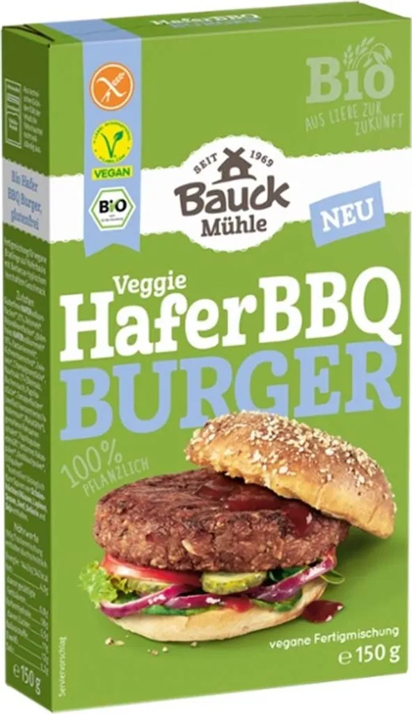 Bauckhof - Oat BBQ Burger - 150g