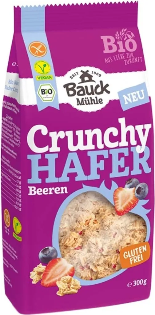 Bauckhof Oat Crunchy Berry -- 300g