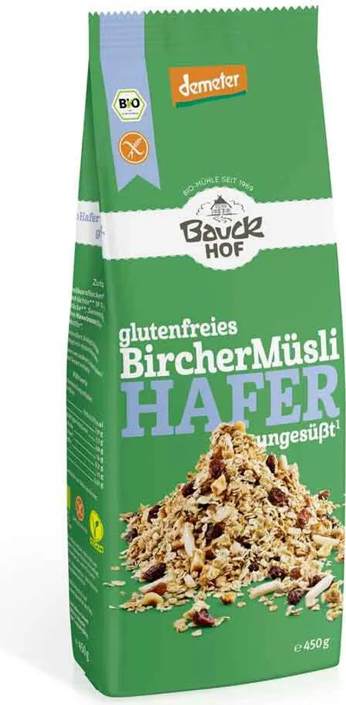 Bauckhof Oat Muesli Bircher gluten-free Dem -- 450g
