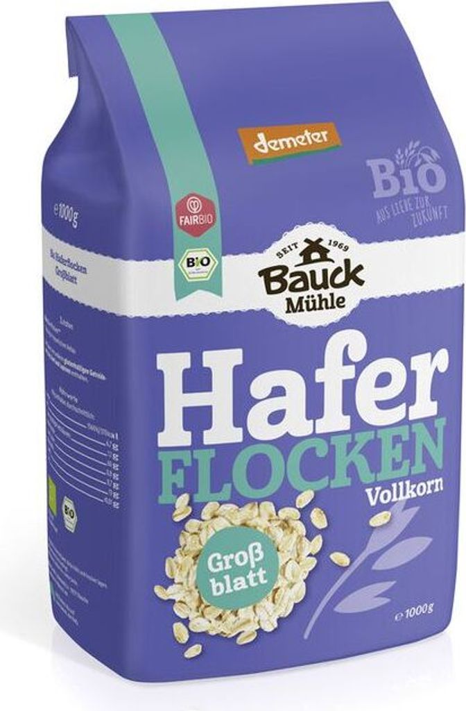 Bauckhof Large Leaf Oat Flakes Demeter -- 1000g