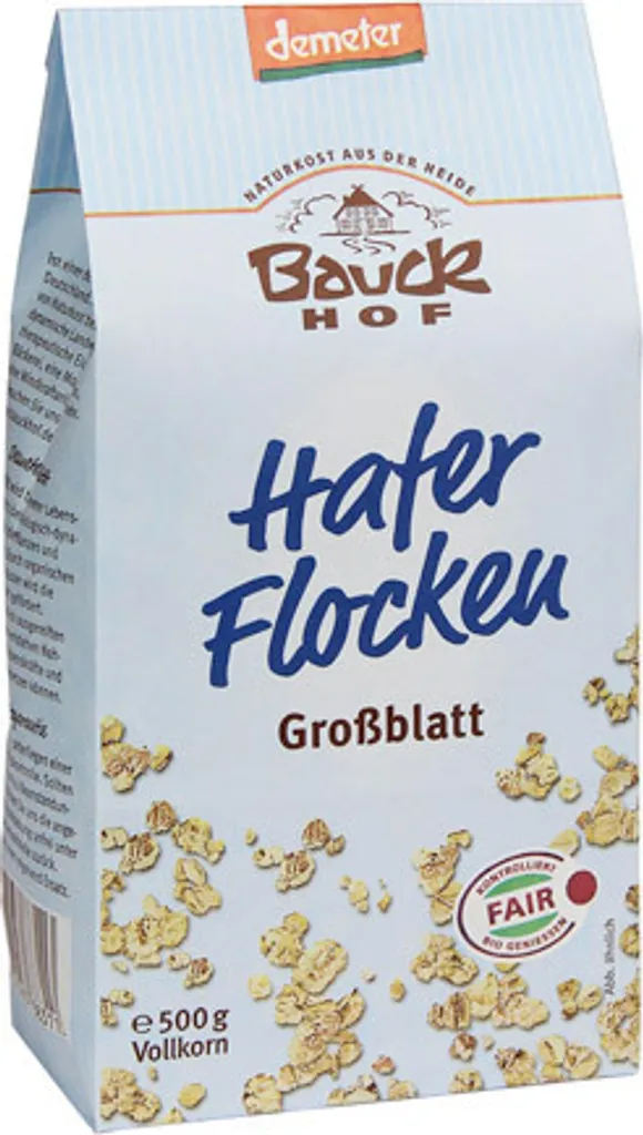 Bauckhof Large Leaf Oat Flakes Demeter -- 500g