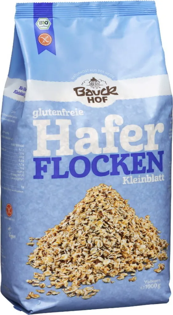 Bauckhof oat flakes small leaf gluten-free-- 1000g