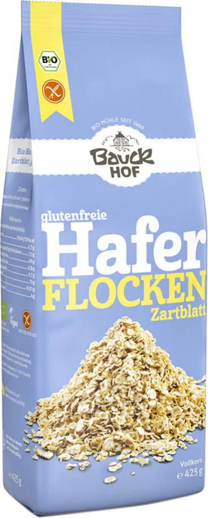 Bauckhof Delicate Rolled Oats, Gluten-Free - 425g