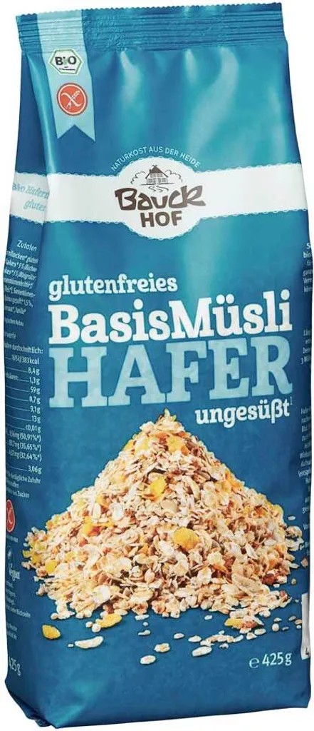 Bauckhof oat muesli basic gluten-free (2x425g)