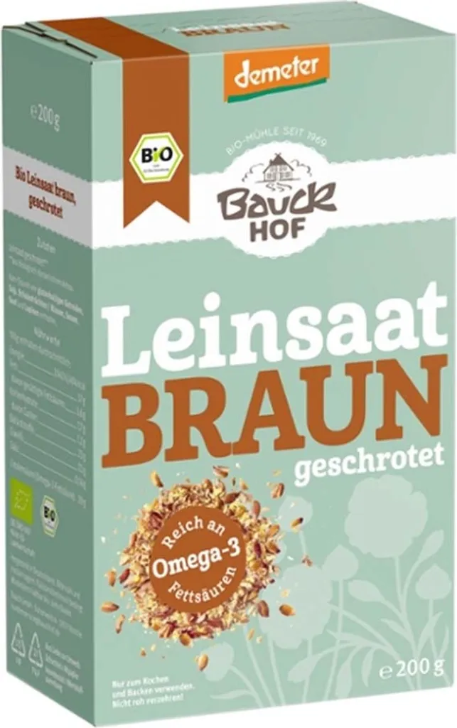 Bauckhof linseed, crushed Demeter -- 200g