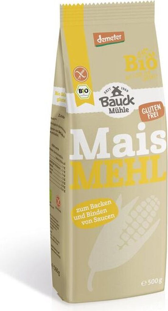 Bauckhof corn flour gluten-free Demeter -- 500g x 6 - 6-pack PU