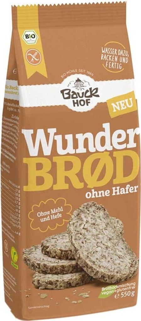 Bauckhof Wunderbrød Oat-free -- 550g